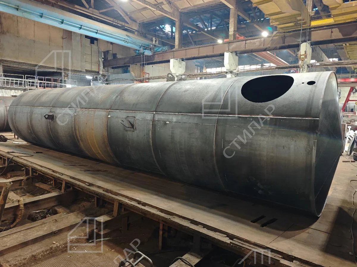 Резервуар горизонтальный для хранения воды